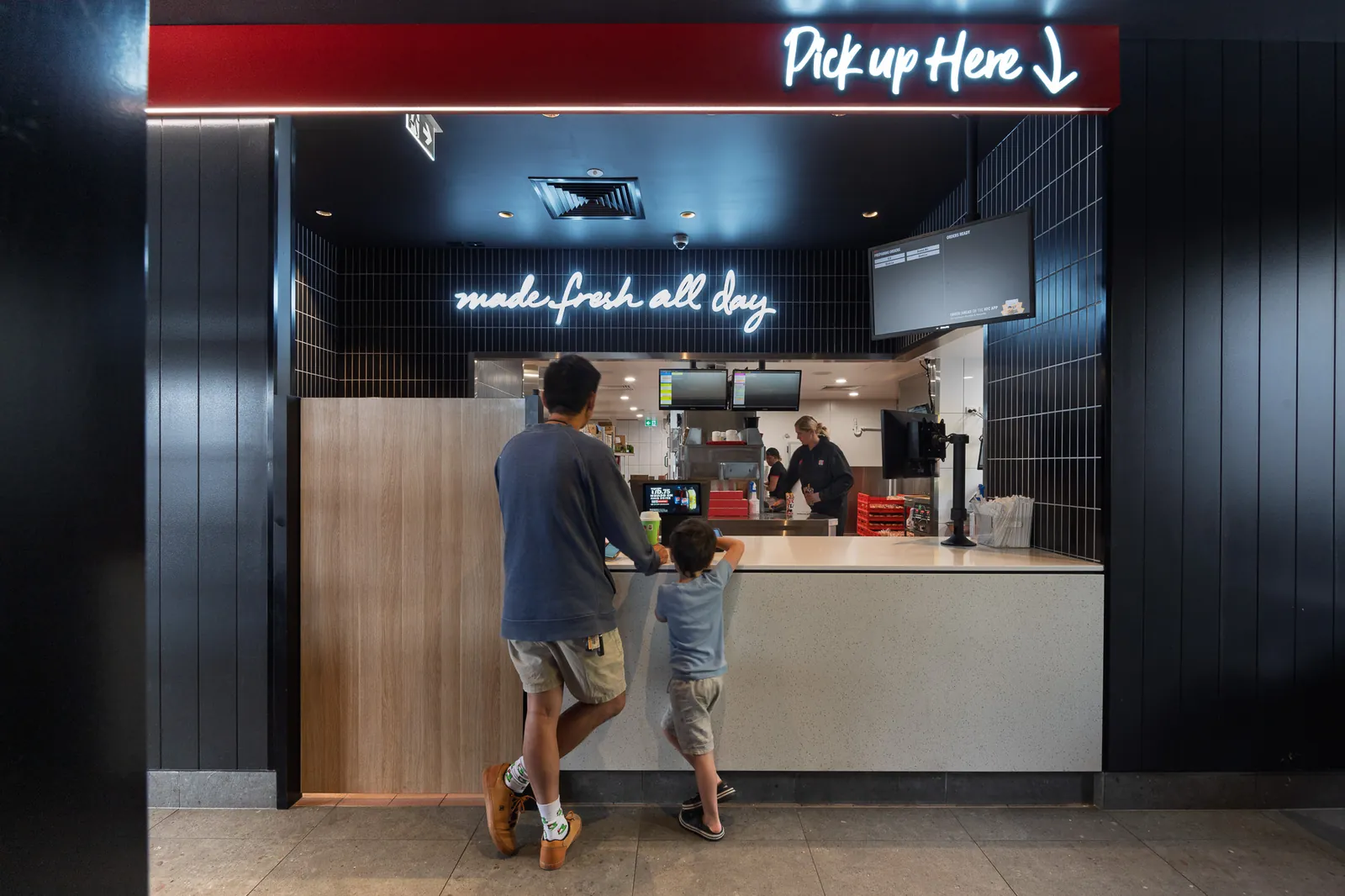 KFC restaurant exterior at Waurn Ponds